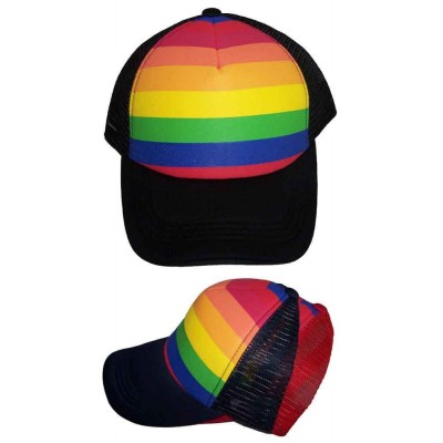 Rainbow Colors Gay Pride Truckers Baseball Caps  (FasCap10 ^)  eb-06729583
